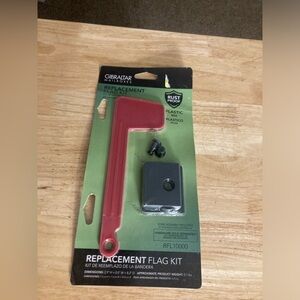 4/$25 Gibraltar replacement flag kit. Brand new in package. Rust proof